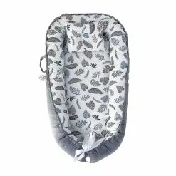 Unbranded Lit De Clôture De Lit De Bébé Portable De Voyage Cradle_h (couleur: Petites Feuilles)