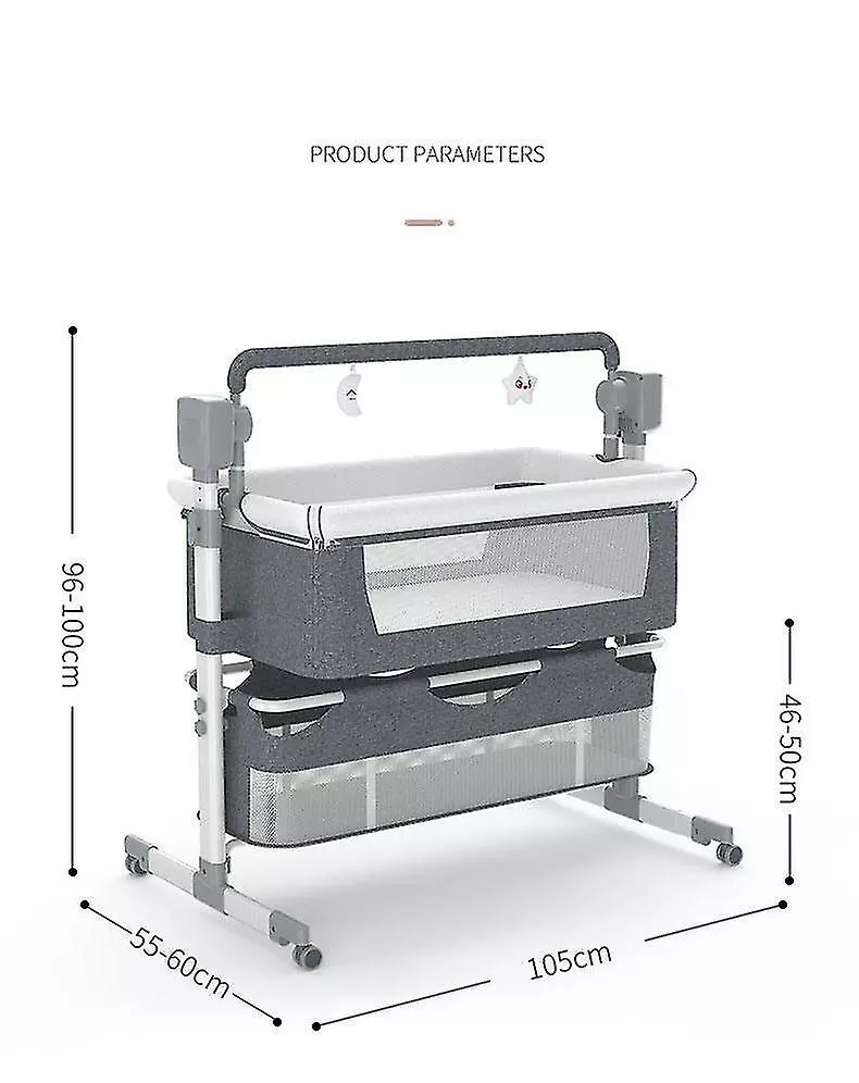 Unbranded Berceau électrique Pour Nouveau-né, 3 Minuteries 5 Modes De Balançoire Berceau, Lit De Voyage De Chevet Réglable En Hauteur 5 Unbranded Berceau électrique Pour Nouveau-né, 3 Minuteries 5 Modes De Balançoire Berceau, Lit De Voyage De Chevet Réglable En Hauteur – Image 3