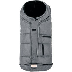 Altabebe Chancelière De Poussette Hiver Universelle Rembourrage 3M Gris Foncé Noir