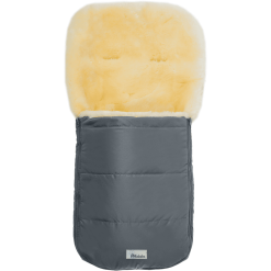 Altabebe Chancelière Pour Poussette Nordkap Agneau, Gris Foncé