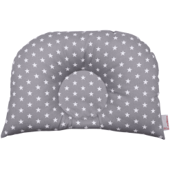 BabyDorm® Cale-tête Pour Poussette BuggyDorm Jonna Gris étoile Blanche