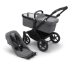 Bugaboo Poussette Duo Combinée 2en1 Donkey 5 Base Black/Grey Melange -Promos Poussettes Boutique bugaboo poussette duo combinee 2en1 donkey 5 base black grey melange a338399
