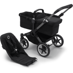 Bugaboo Poussette Duo Combinée 2en1 Donkey 5 Base Graphite/Midnight Black
