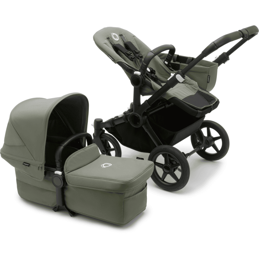 Bugaboo Poussette Duo Combinée 2en1 Donkey 5 Mono Complete Black/Forest Green 3 Bugaboo Poussette Duo Combinée 2en1 Donkey 5 Mono Complete Black/Forest Green