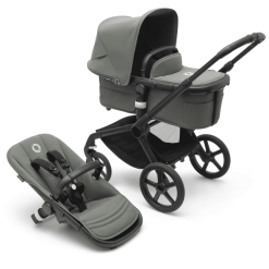 Bugaboo Poussette Duo Combinée 2en1 Fox 5 Siège Black/Forest Green