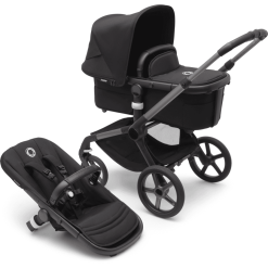Bugaboo Poussette Duo Combinée 2en1 Fox 5 Siège Graphite/Midnight Black