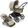 Bugaboo Poussette Duo Combinée 2en1 Fox Cub Siège Black/Desert Beige -Promos Poussettes Boutique bugaboo poussette duo combinee 2en1 fox cub siege black desert beige a410119