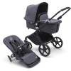 Bugaboo Poussette Duo Combinée 2en1 Fox Cub Siège Black/Stormy Blue -Promos Poussettes Boutique bugaboo poussette duo combinee 2en1 fox cub siege black stormy blue a410115