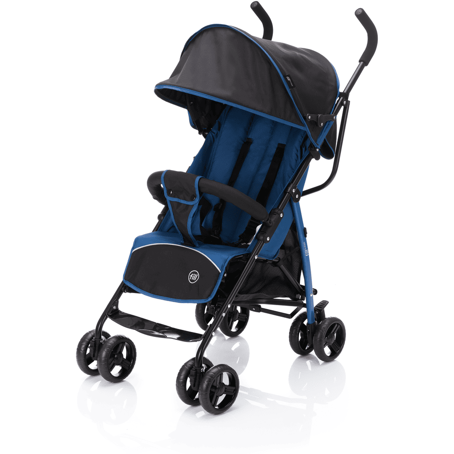 Fillikid Fill Poussette Canne Glider Noir Bleu 3 Fillikid Fill Poussette Canne Glider Noir Bleu