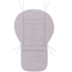 Fillikid Matelas D'assise De Poussette Réversible Mousseline Stone Grey 74x48 Cm