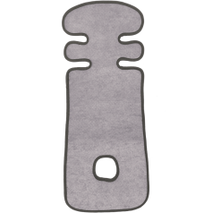 Fillikid Matelas De Poussette Universel Anti-transpirant Gris