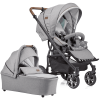 GESSLEIN Poussette Duo Combinée 2en1 F4 Air+, Mélange Gris Clair/étoiles -Promos Poussettes Boutique gesslein poussette duo combinee 2en1 f4 air melange gris clair etoiles a380319