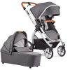 GESSLEIN Poussette Duo Combinée 2en1 FX4 Life, Mélange Gris/étoiles -Promos Poussettes Boutique gesslein poussette duo combinee 2en1 fx4 life melange gris etoiles a378974