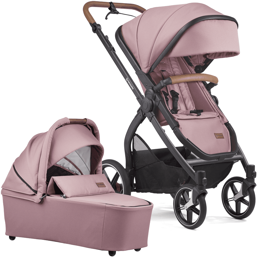 GESSLEIN Poussette Duo Combinée 2en1 FX4 Life, Rose 3 GESSLEIN Poussette Duo Combinée 2en1 FX4 Life, Rose