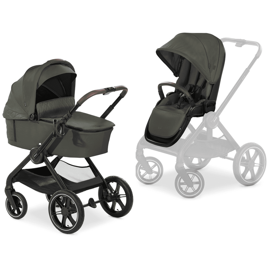 Hauck Poussette Duo Combinée 2en1 Walk N Care Air Set Dark Olive 3 Hauck Poussette Duo Combinée 2en1 Walk N Care Air Set Dark Olive