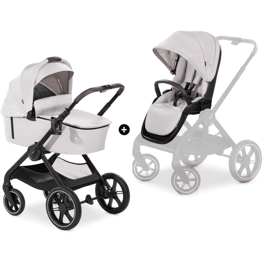Hauck Poussette Duo Combinée 2en1 Walk N Care Set Beige 3 Hauck Poussette Duo Combinée 2en1 Walk N Care Set Beige