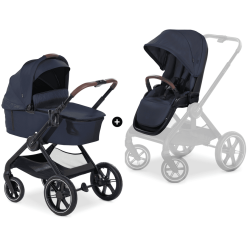 Hauck Poussette Duo Combinée 2en1 Walk N Care Set Dark Navy Blue