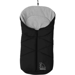 Heitmann Chancelière De Cosy/poussette Universelle Ourson Polaire Noir
