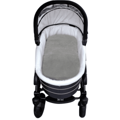 HEITMANN Matelas De Poussette Agneau Gris 73x33 Cm