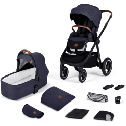 Kinderkraft Poussette Duo Combinée 2en1 EVERYDAY Denim
