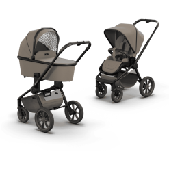 MOON Poussette Duo Combinée 2en1 Resea S Basic Mud