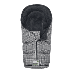 Odenwälder Chancelière Pour Poussette Lo-Go Glencheck-graphite