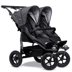 Tfk Poussette Double Côte à Côte Duo Air Premium Anthracite
