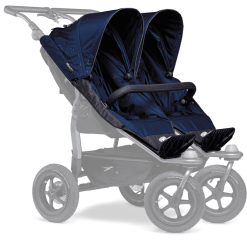 Tfk Siège Pour Poussette Double Duo Bleu Marine