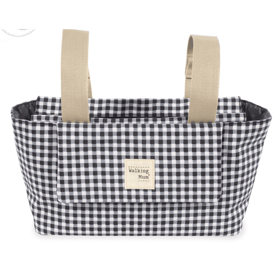 Walking Mum Organisateur Pour Poussette I Love Vichy Noir 3 Walking Mum Organisateur Pour Poussette I Love Vichy Noir