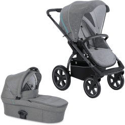X-lander Poussette Duo Combinée 2en1 X-Move Azure Grey
